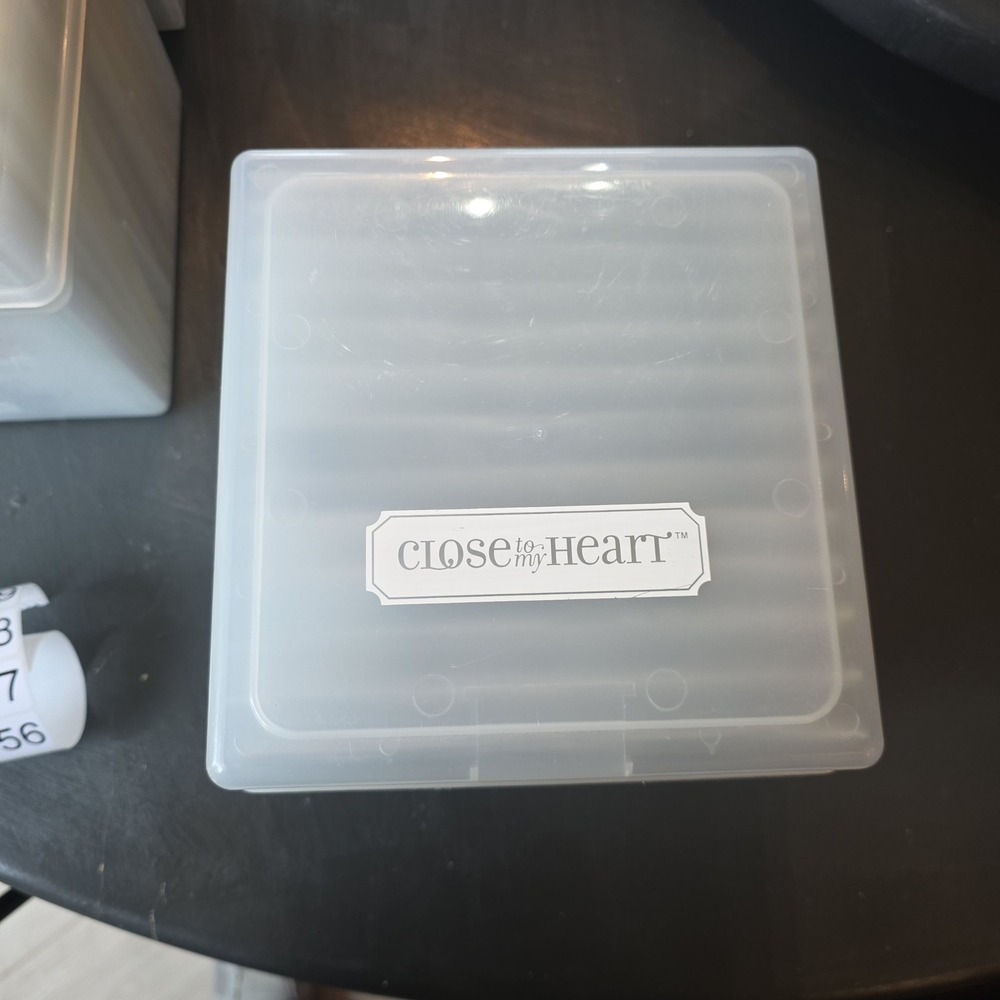 Close To My Heart My Acrylix Clear Stamps Lot of 13 with Storage Case Assorted